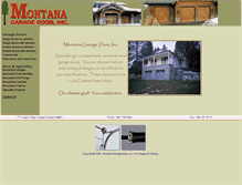 Tablet Screenshot of montanagaragedoor.com